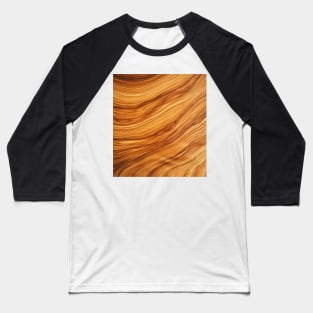 Woody Contours -elegant wood grain art- Baseball T-Shirt